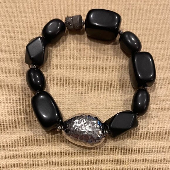 B1328 Silpada Retired Black Magnetic Bracelet - Picture 1 of 1